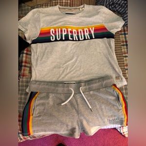 Superdry outfit.
